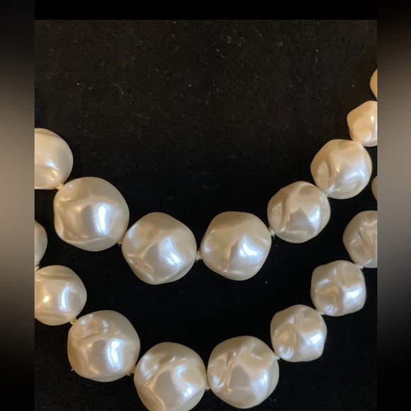 Vintage Lot of 3 Japan Faux Pearl Multi-Strand Necklaces &Earrings Stamped Japan - Picture 4 of 15